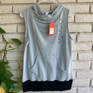 NWT OISELLE KARA SLEEVELESS SWEATSHIRT